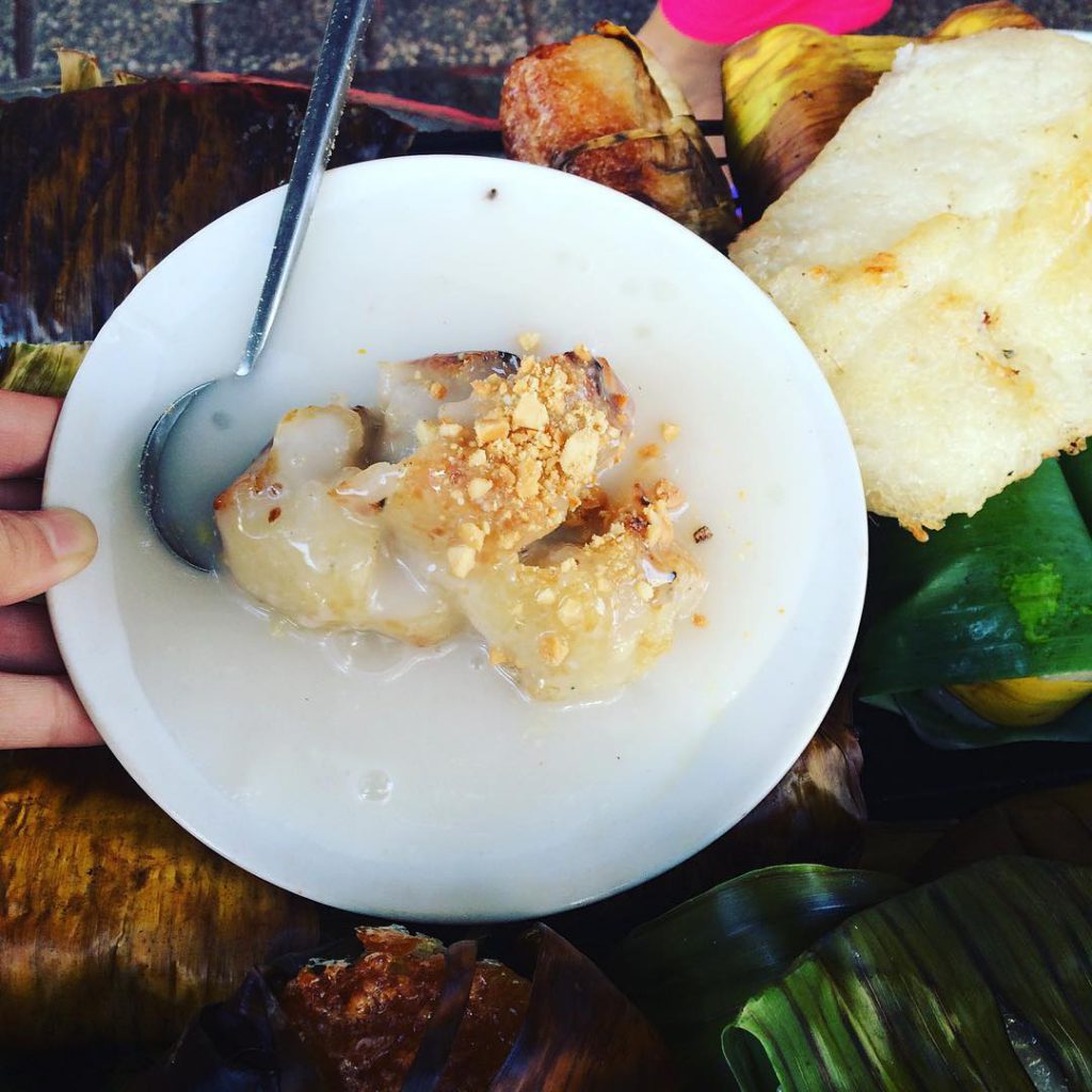 Banana baked tea - Quy Nhon in November